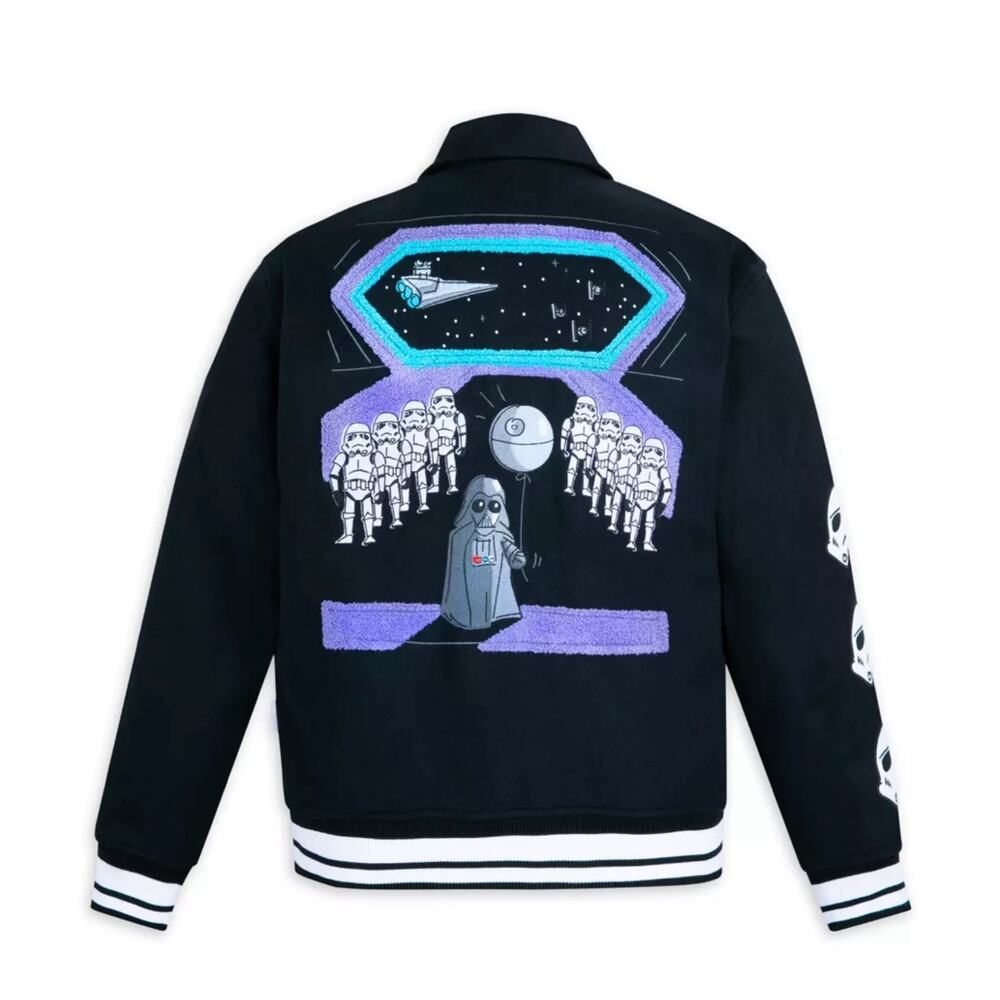 Disney Star Wars Darth Vader Varsity Jacket Adults XL Artist Will Gay New